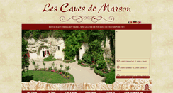 Desktop Screenshot of cavesdemarson.com