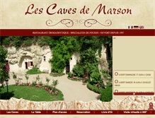 Tablet Screenshot of cavesdemarson.com